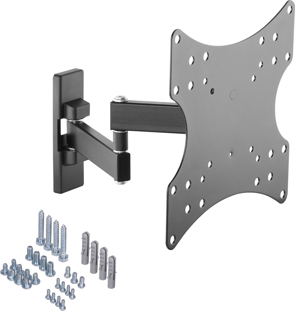 Bol.com TV beugel - Monitor beugel - Draaibaar - Kantelbaar - Max. gewicht: 15 kg - 23 t/m 42 inch - Allteq aanbieding