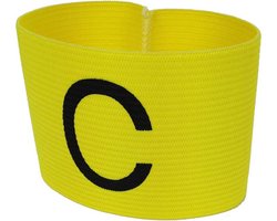 Jumada - Aanvoerdersband - Geel - Sportband - Elastisch - Beweging - Volwassenen - 1 stuk