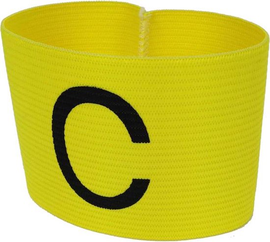 Jumada - Aanvoerdersband - Geel - Sportband - Elastisch - Beweging - Volwassenen - 1 stuk