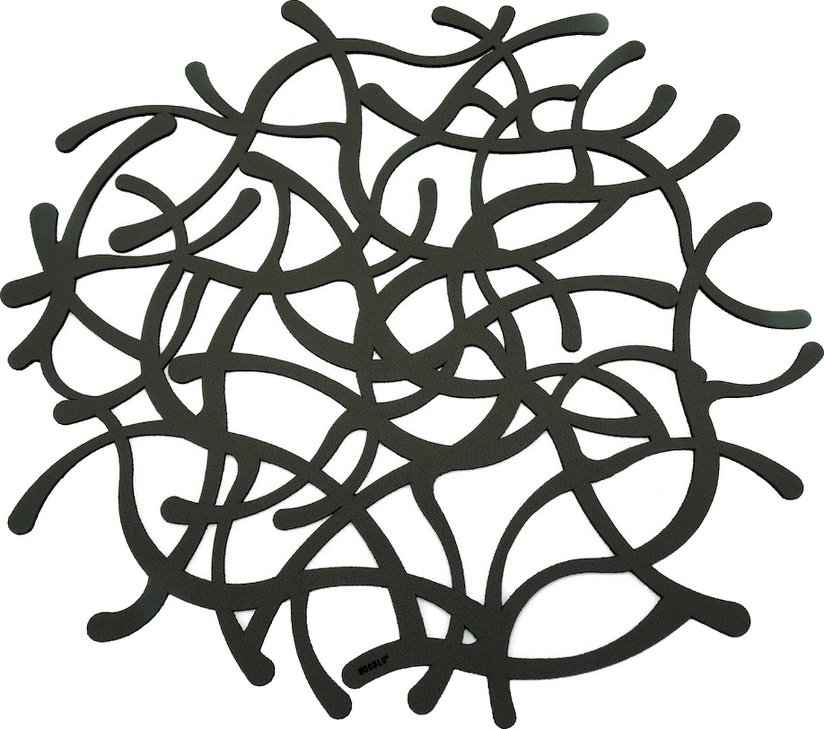 NOOBLU Deco onderlegger TUMBL - Olive green - Diameter: 60 cm