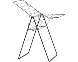 Brabantia HangOn Droogrek 15m - Inklapbaar Wasrek - Matt Black