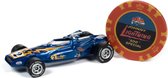 Johnny Lightning Special "Trivial Pursuit" + Exclusive Poker Chip & Game Card 1/64 Johnny Lightning Pop Culture  {Modelauto - Schaalmodel - Model auto - Miniatuur auto}