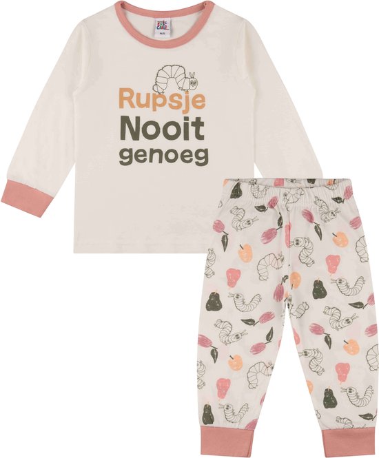 Rupsje Nooitgenoeg, 2022 meisjes pyjama roze, 74/80