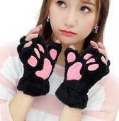 SissyMarket - Dier handschoenen - Pet play - Zwart