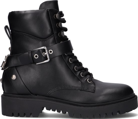 Guess Ondina Veterboots - Laarzen Met Veters - Dames - Zwart - Maat 36