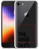iPhone SE 2022 Hoesje Think outside the Box - Designed by Cazy