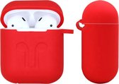 Apple AirPods - Shockproof - Siliconen Hoesje - Rood