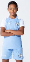 Manchester City thuis tenue 21/22 - Man City voetbaltenue - voetbalkleding kids - officieel product - Manchester City voetbalshirt en broekje - maat 128