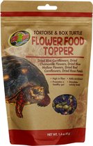 Zoo Med Tortoise & Box - Turtle Flower Food Topper - Eetbare bloemen voor Schildpad - 40gr