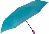 paraplu automatisch 98 cm dames microfiber aqua