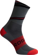 Rogelli Buzz Fietssokken - Heren - Grijs, Rood - Maat 40-43