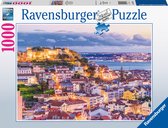 Puzzle Ravensburger Lisbonne & Château Sao Jorge - Puzzle - 1000 pièces