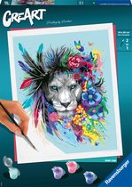 Ravensburger CreArt Boho Lion - Schilderen op nummer voor volwassenen -  Hobbypakket | bol.com