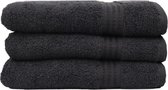 Rainbow Collection serviette noir lot de 5 pièces 50x90cm 500gr