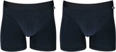boxershorts heren biokatoen navy 2 stuks maat XXL
