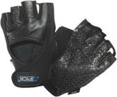 fitness-handschoenen Go Gel neopreen/leer zwart maat M