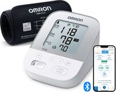 OMRON X4 Smart Bloeddrukmeter Bovenarm - Aanbevolen door Hartstichting - Blood Pressure Monitor met Hartslagmeter – Onregelmatige Hartslag - Klinisch Gevalideerd - met Mobiele App - 22 tot 42 cm Manchet – 5 jaar Garantie
