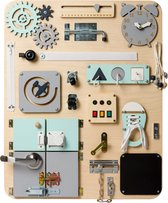 Ontdekbord Plus - Montessori speelgoed - educatief - speelbord - kinderontwikkeling - hout - motoriek