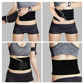 Sports Afslankband - zweetgordel voor vetverbranding - Waist trainer - Sauna belt - Sauna band - Zweetband buik - Zwart