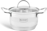 Edënbërg Classic Line - Kookpan met Deksel - RVS - Ø 16 cm
