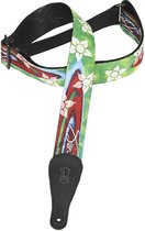 LEVY'S Leathers Polyester Guitar Strap with Jimi Hendrix Design MPJH2-006
