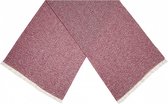 sjaal Melange Optic dames 190 x 65 cm polyester rood