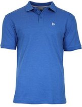 sportpolo Pique heren blauw maat XL