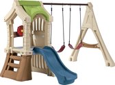 Step2 Play Up Gym Set Speeltoestel voor kinderen - Speeltoren met glijbaan en schommels van plastic / kunststof - Speelgoed voor tuin / buiten