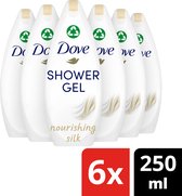 Dove Nourishing Silk Douchecreme - 6 x 250 ml - Voordeelverpakking