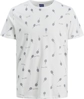 JACK&JONES PLUS JORPOSITANO AOP TEE SS CREW NECK PLS Heren T-shirt - Maat EU3XL US1XL