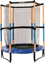 Hudora Hornet kindertrampoline Jump In - trampoline met veiligheidsnet - 140 cm