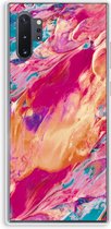 Case Company® - Samsung Galaxy Note 10 Plus hoesje - Pastel Echoes - Soft Cover Telefoonhoesje - Bescherming aan alle Kanten en Schermrand