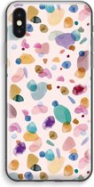 Case Company® - iPhone XS Max hoesje - Terrazzo Memphis - Soft Cover Telefoonhoesje - Bescherming aan alle Kanten en Schermrand