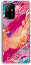 Case Company® - Oppo A94 5G hoesje - Pastel Echoes - Soft Cover Telefoonhoesje - Bescherming aan alle Kanten en Schermrand