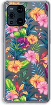 Case Company® - OPPO Find X3 Pro hoesje - Tropisch 2 - Soft Cover Telefoonhoesje - Bescherming aan alle Kanten en Schermrand