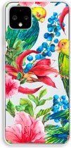 Case Company® - Google Pixel 4 XL hoesje - Papegaaien - Soft Cover Telefoonhoesje - Bescherming aan alle Kanten en Schermrand