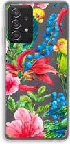 Case Company® - Samsung Galaxy A52 hoesje - Papegaaien - Soft Cover Telefoonhoesje - Bescherming aan alle Kanten en Schermrand