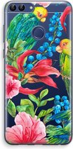 Case Company® - Huawei P Smart (2018) hoesje - Papegaaien - Soft Cover Telefoonhoesje - Bescherming aan alle Kanten en Schermrand