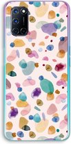 Case Company® - Oppo A52 hoesje - Terrazzo Memphis - Soft Cover Telefoonhoesje - Bescherming aan alle Kanten en Schermrand