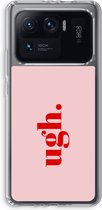 Case Company® - Xiaomi Mi 11 Ultra hoesje - Ugh - Soft Cover Telefoonhoesje - Bescherming aan alle Kanten en Schermrand