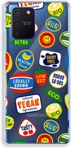 Case Company® - Samsung Galaxy Note 10 Lite hoesje - Fruitsticker - Soft Cover Telefoonhoesje - Bescherming aan alle Kanten en Schermrand