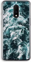 Case Company® - OnePlus 7 hoesje - Zee golf - Soft Cover Telefoonhoesje - Bescherming aan alle Kanten en Schermrand