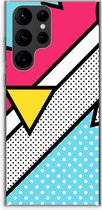 Case Company® - Samsung Galaxy S22 Ultra hoesje - Pop Art #3 - Soft Cover Telefoonhoesje - Bescherming aan alle Kanten en Schermrand
