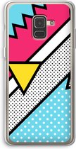 Case Company® - Samsung Galaxy A8 (2018) hoesje - Pop Art #3 - Soft Cover Telefoonhoesje - Bescherming aan alle Kanten en Schermrand