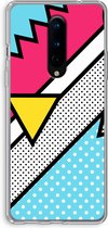 Case Company® - OnePlus 8 hoesje - Pop Art #3 - Soft Cover Telefoonhoesje - Bescherming aan alle Kanten en Schermrand