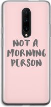 Case Company® - OnePlus 7 Pro hoesje - Morning person - Soft Cover Telefoonhoesje - Bescherming aan alle Kanten en Schermrand