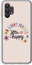 Case Company® - Samsung Galaxy A32 5G hoesje - Happy days - Soft Cover Telefoonhoesje - Bescherming aan alle Kanten en Schermrand