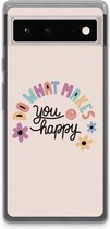 Case Company® - Google Pixel 6 hoesje - Happy days - Soft Cover Telefoonhoesje - Bescherming aan alle Kanten en Schermrand