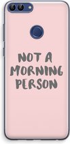 Case Company® - Huawei P Smart (2018) hoesje - Morning person - Soft Cover Telefoonhoesje - Bescherming aan alle Kanten en Schermrand