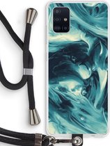 Case Company® - Samsung Galaxy A51 4G hoesje met Koord - Dreaming About Whales - Telefoonhoesje met Zwart Koord - Bescherming aan alle Kanten en Over de Schermrand